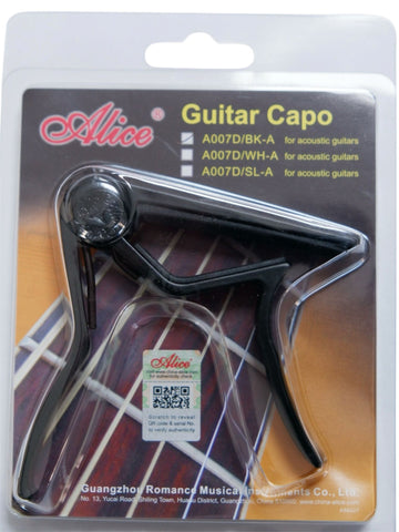 Alice A007D-BK-A Akustik Gitar Kapo