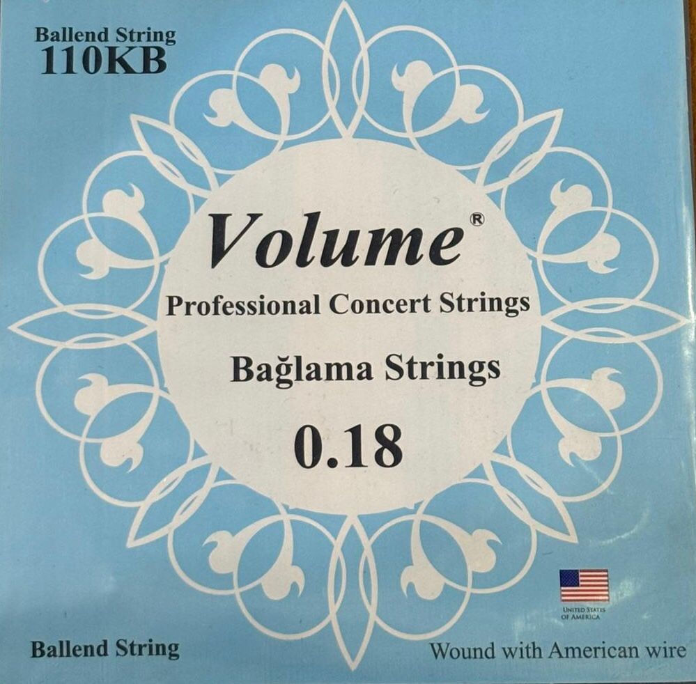 Volume 0.18 Kısa Sap Bağlama Teli (Boncuklu)