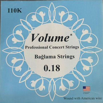 Volume 0.18 Kısa Sap Bağlama Teli