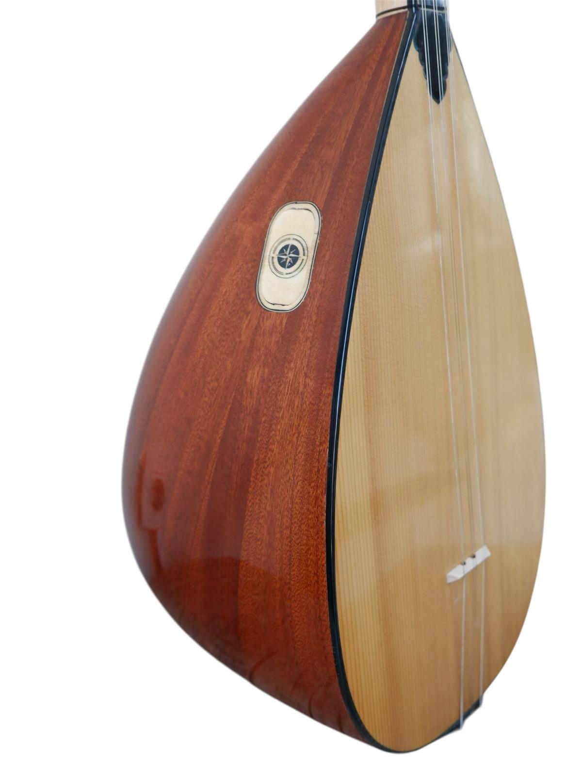 Maun  Tekne Uzun Sap Profesyonel Bağlama ( Videolu ) - SLT207