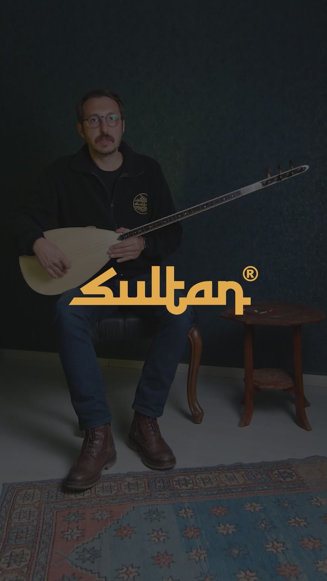 Maun Uzun Sap Profesyonel Bağlama - SLT106