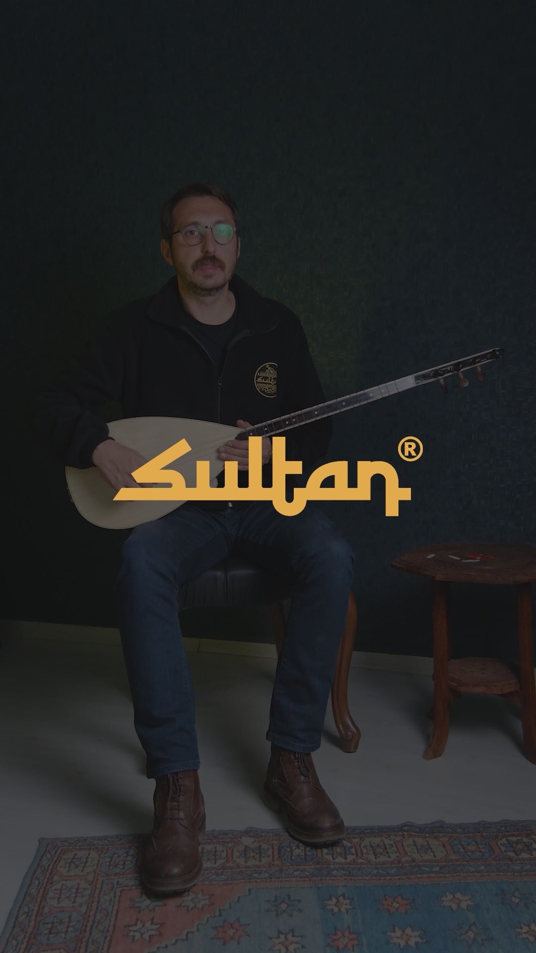 Mulberry Short Neck Professional Left-Handed Baglama - SLT116