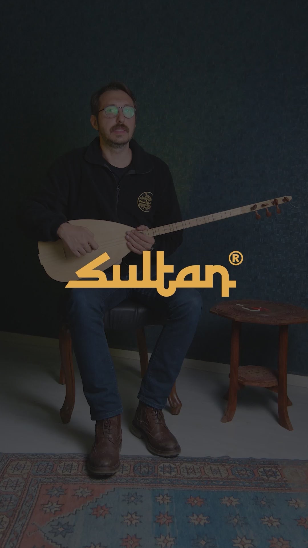 Maun Kısa Sap Orta Kalite Solak Bağlama - SLT124