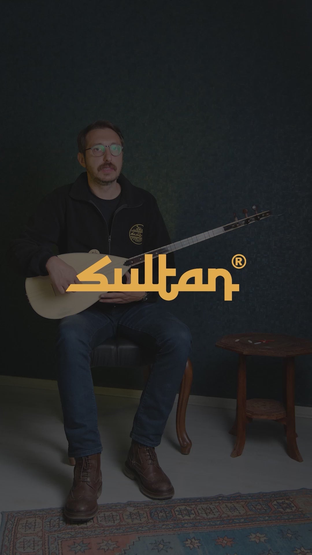 Mulberry Short Neck Professional Baglama - SLT103