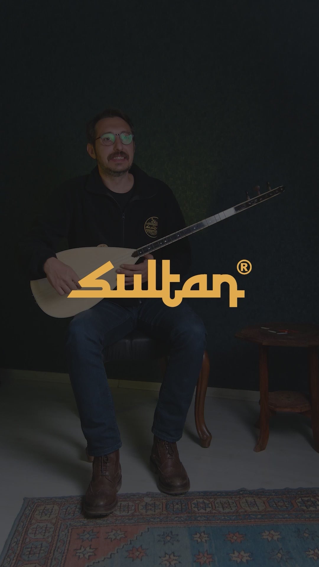 Ardıç Kısa Sap Profesyonel Bağlama - SLT117