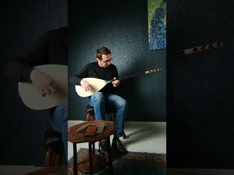 Dut  Tekne Uzun Sap Profesyonel Bağlama ( Videolu ) - SLT202