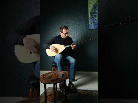 Maun  Tekne Uzun Sap Profesyonel Bağlama ( Videolu ) - SLT207