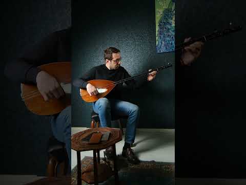 Ceviz Tekne Uzun Sap Profesyonel Bağlama ( Videolu ) - SLT200
